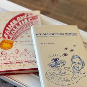 RARE 2 Signed 80’s New Age Books Al G Manning. Occult | Paranormal | Collectible